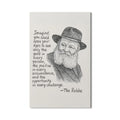 Artronauts Glass Print Rebbe Wisdom- Judaism Tempered Glass Wall Art