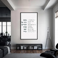 Artronauts Glass Print S | 72x46 cm | 28.3"x18.1" / Black Psalm 121- Judaism Tempered Glass Wall Art