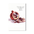 Artronauts Glass Print Pomegranate Faith- Judaism Tempered Glass Wall Art
