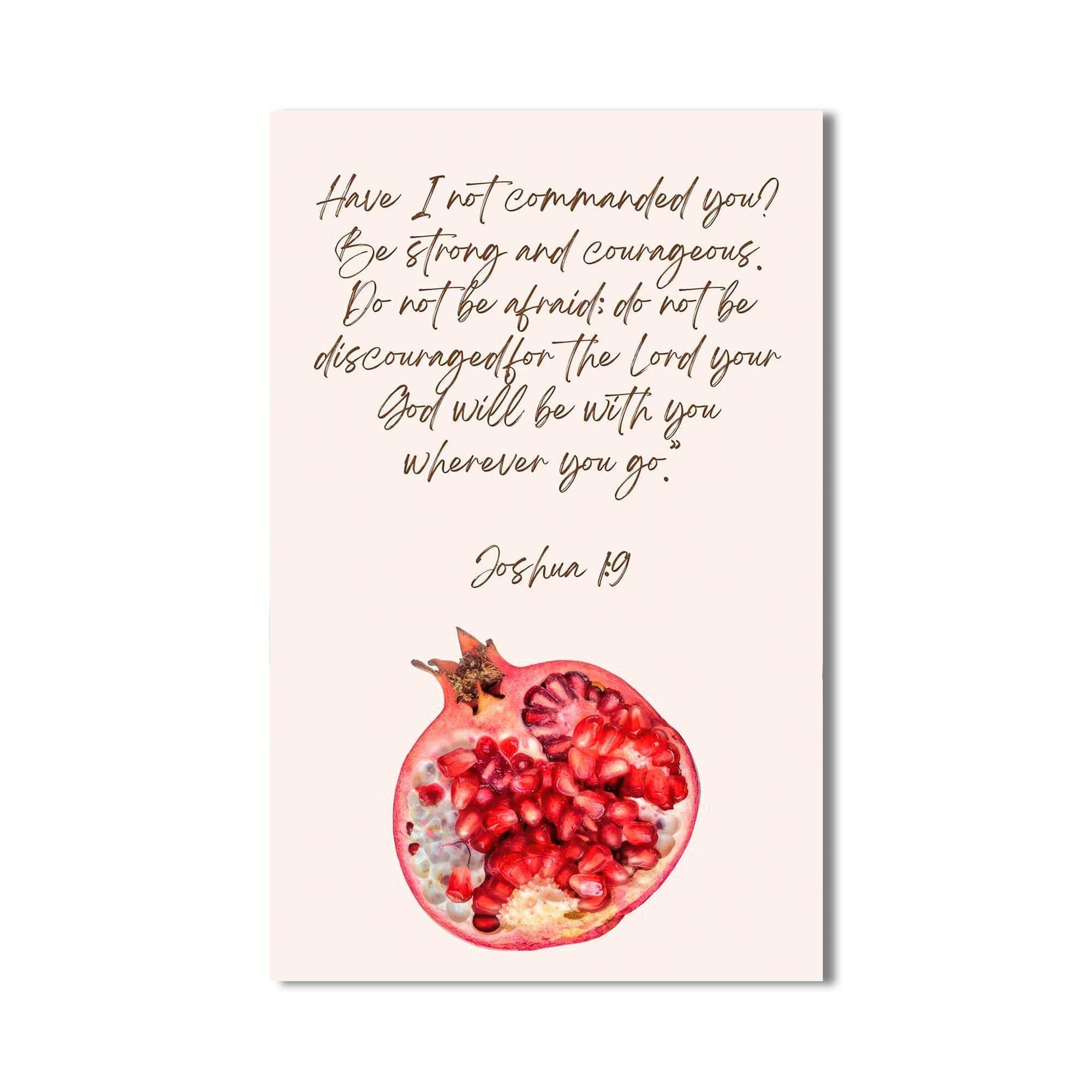 Artronauts Glass Print Joshua Courage- Judaism Tempered Glass Wall Art