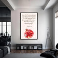 Artronauts Glass Print S | 72x46 cm | 28.3"x18.1" / Black Joshua Courage- Judaism Tempered Glass Wall Art