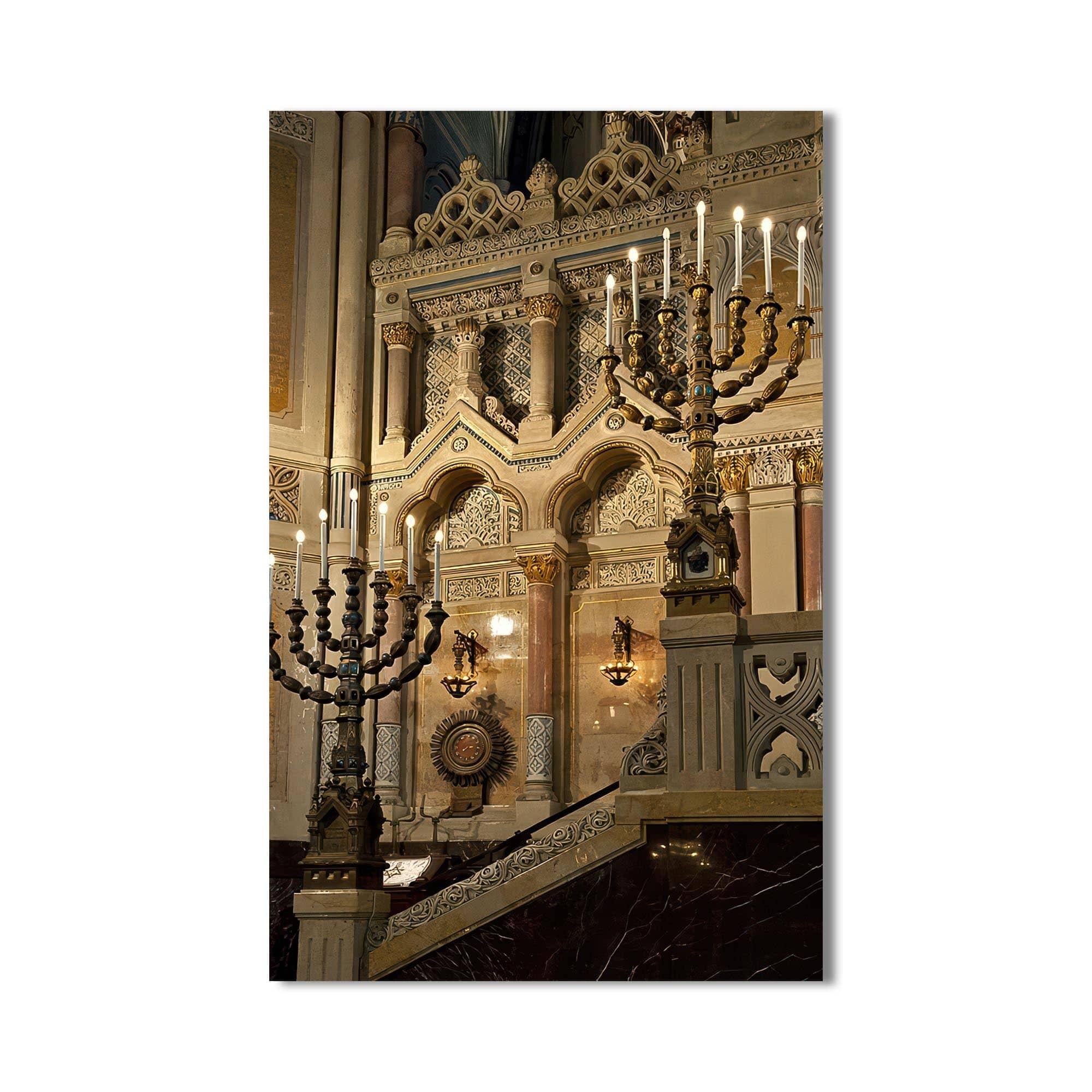 Artronauts Glass Print Sanctuary Light- Judaism Tempered Glass Wall Art