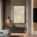 Artronauts Glass Print Covenant Script- Judaism Tempered Glass Wall Art