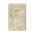 Artronauts Glass Print Covenant Script- Judaism Tempered Glass Wall Art