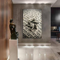 Artronauts Glass Print Star of David II- Judaism Tempered Glass Wall Art