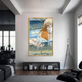 Artronauts Glass Print S | 72x46 cm | 28.3"x18.1" / Gold Washing of Hands- Judaism Tempered Glass Wall Art