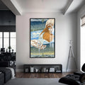 Artronauts Glass Print S | 72x46 cm | 28.3"x18.1" / Black Washing of Hands- Judaism Tempered Glass Wall Art