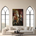 Artronauts Glass Print Rabbi Teaching- Judaism Tempered Glass Wall Art