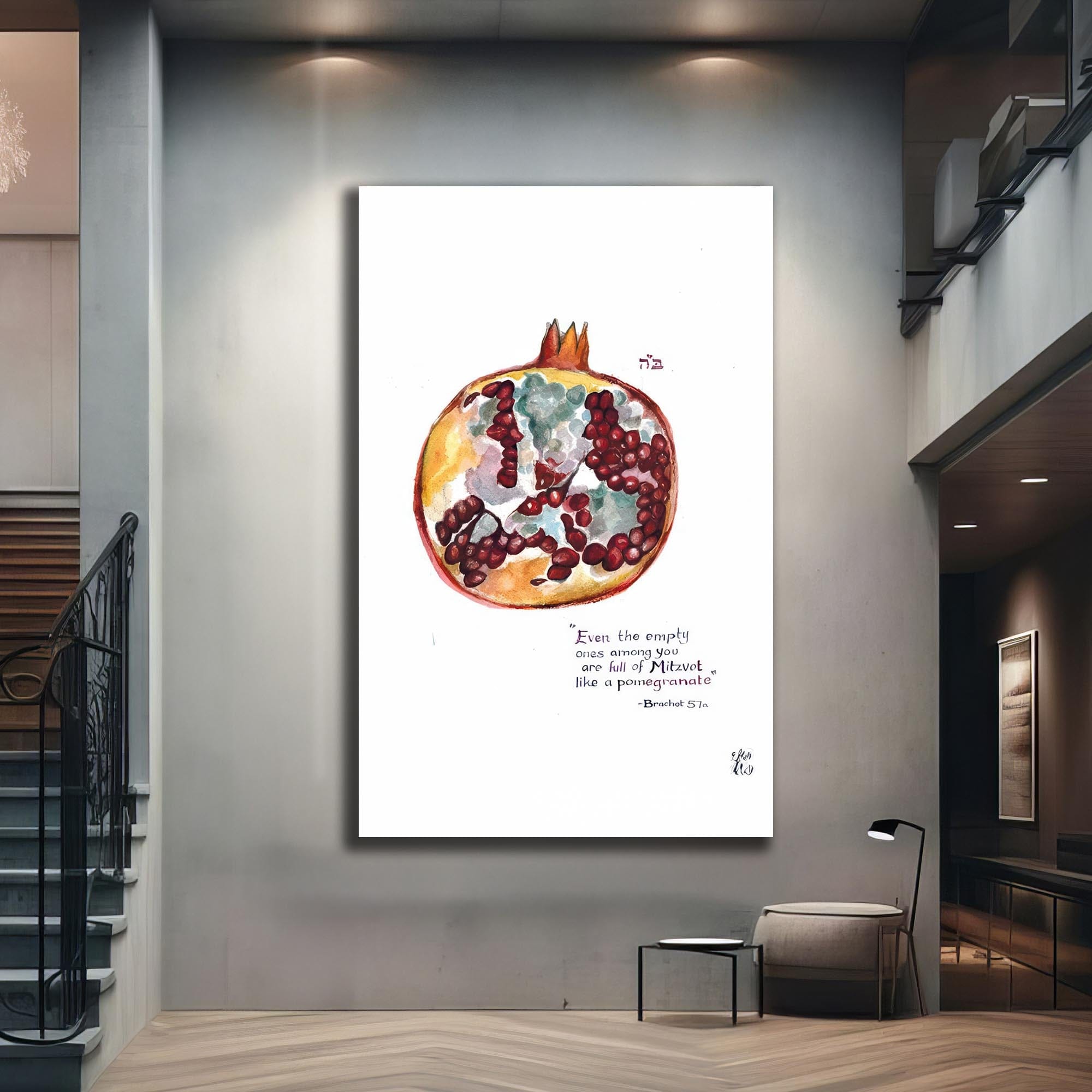 Artronauts Glass Print Seeds of Promise- Judaism Tempered Glass Wall Art