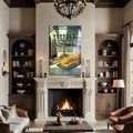 Artronauts Glass Print Shabbat Stillness- Judaism Tempered Glass Wall Art