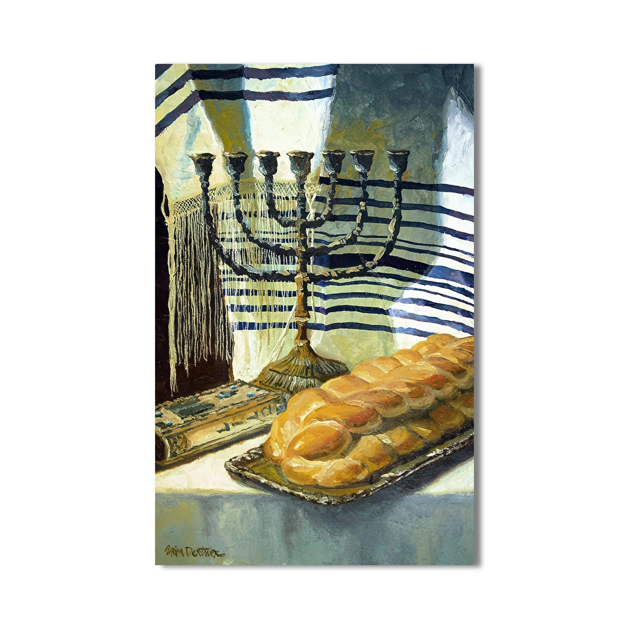 Artronauts Glass Print Shabbat Stillness- Judaism Tempered Glass Wall Art