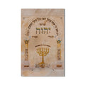 Artronauts Glass Print Light of the Sanctuary- Judaism Tempered Glass Wall Art