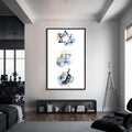 Artronauts Glass Print S | 72x46 cm | 28.3"x18.1" / Black Sacred Symbols- Judaism Tempered Glass Wall Art