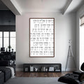 Artronauts Glass Print S | 72x46 cm | 28.3"x18.1" / Walnut Modeh Ani- Judaism Tempered Glass Wall Art