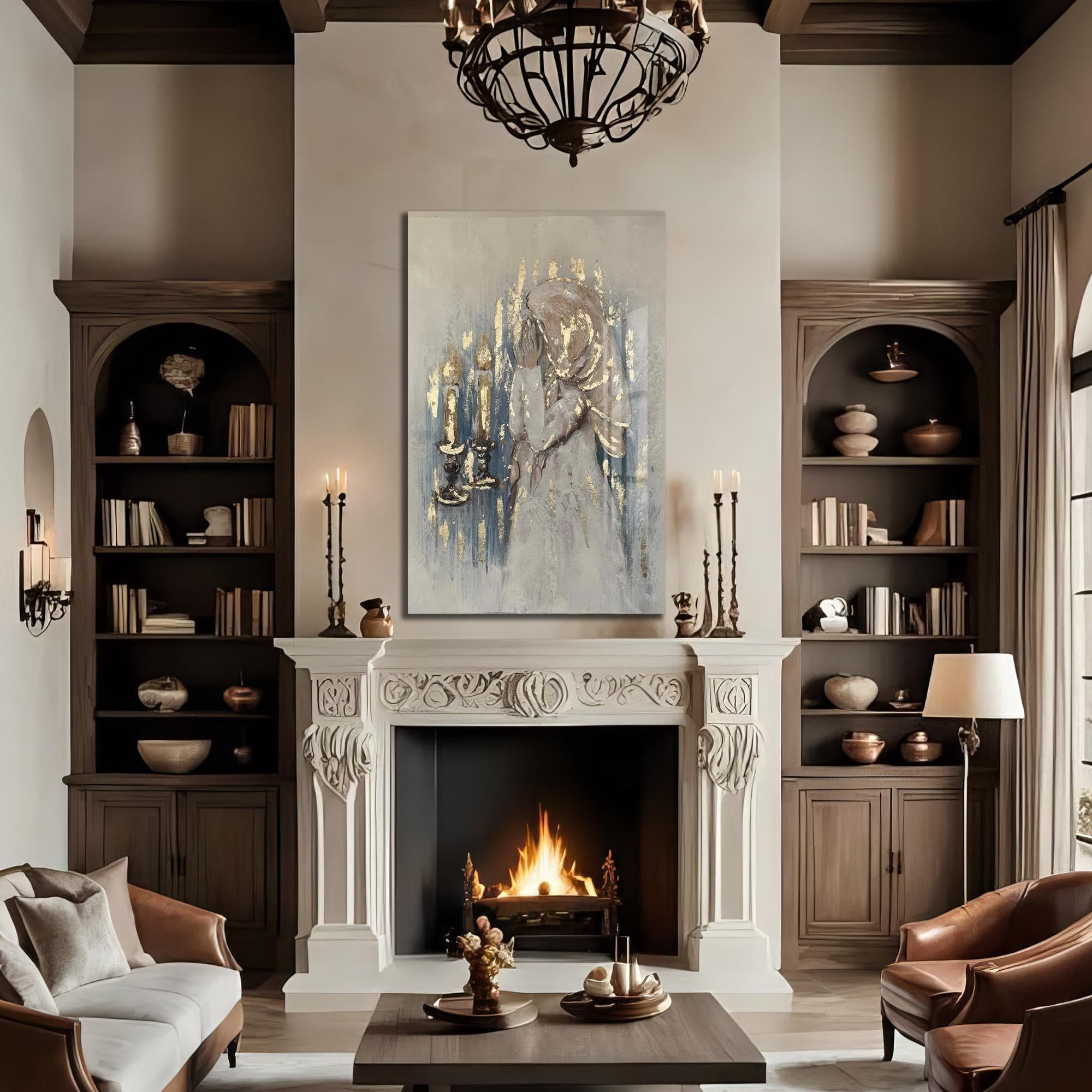 Artronauts Glass Print Shabbat Prayer- Judaism Tempered Glass Wall Art