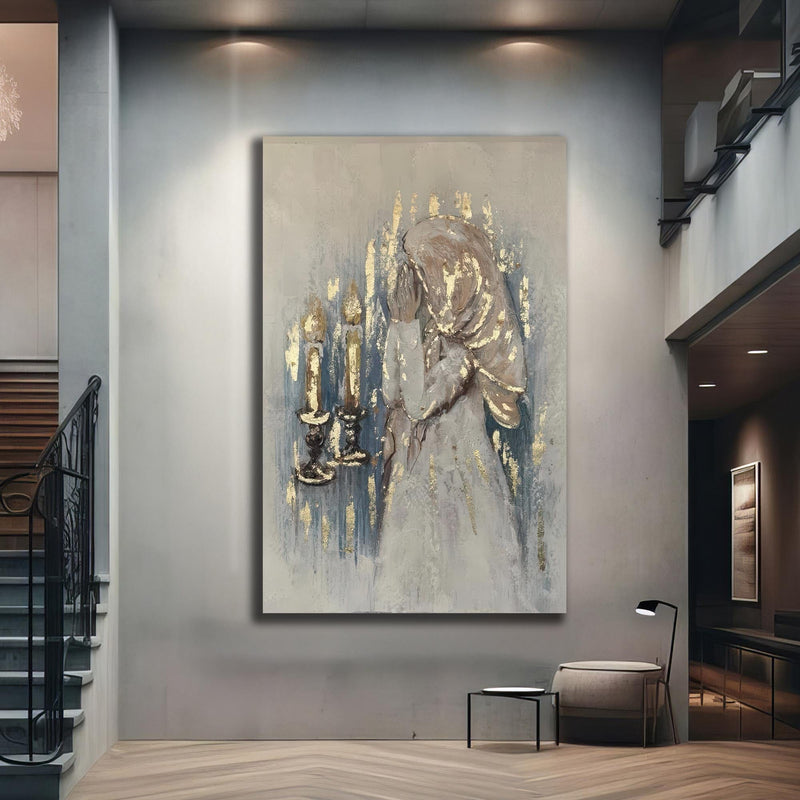 Artronauts Glass Print Shabbat Prayer- Judaism Tempered Glass Wall Art