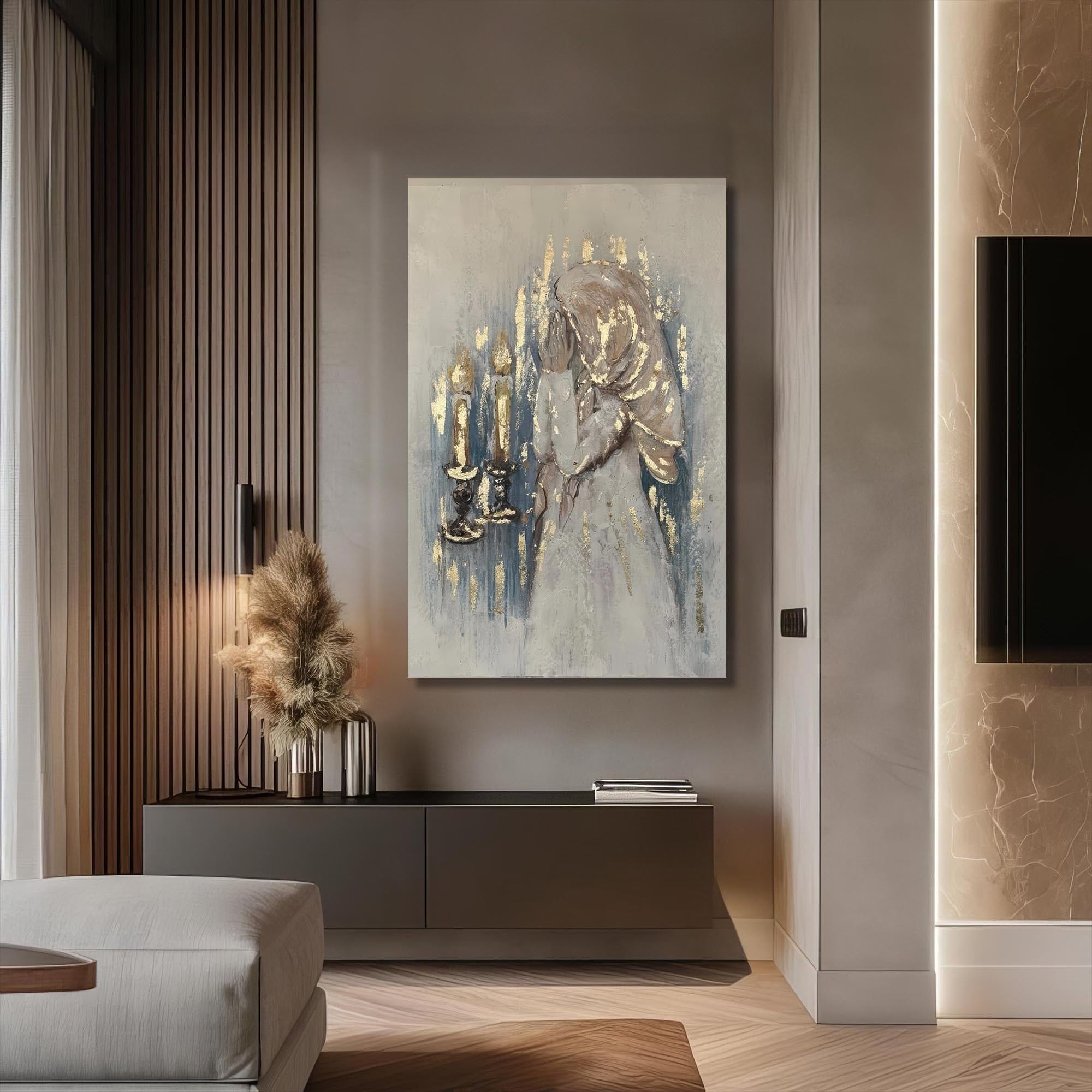 Artronauts Glass Print Shabbat Prayer- Judaism Tempered Glass Wall Art