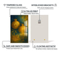 Artronauts Glass Print Hanukkah Blessing- Judaism Tempered Glass Wall Art