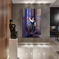 Artronauts Glass Print First Candle- Judaism Tempered Glass Wall Art