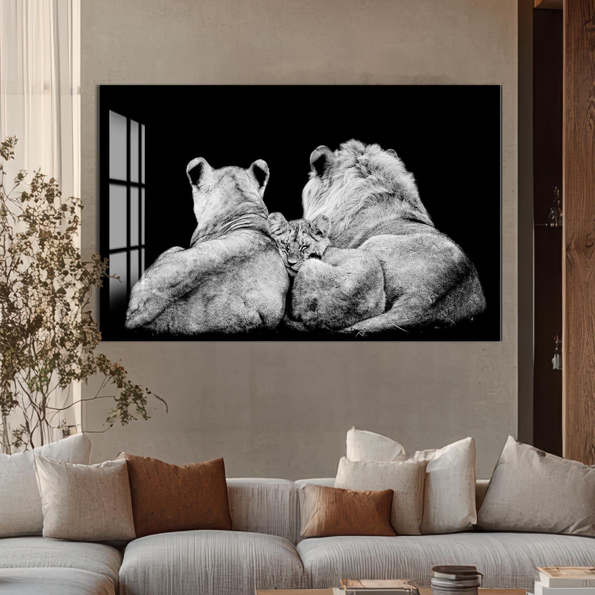 Artronauts Glass Print Family Guard – Animal Tempered Glass Wall Art