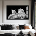 Artronauts Glass Print Family Guard – Animal Tempered Glass Wall Art