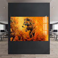 Artronauts Glass Print Blaze Runner – Animal Tempered Glass Wall Art