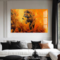 Artronauts Glass Print Blaze Runner – Animal Tempered Glass Wall Art