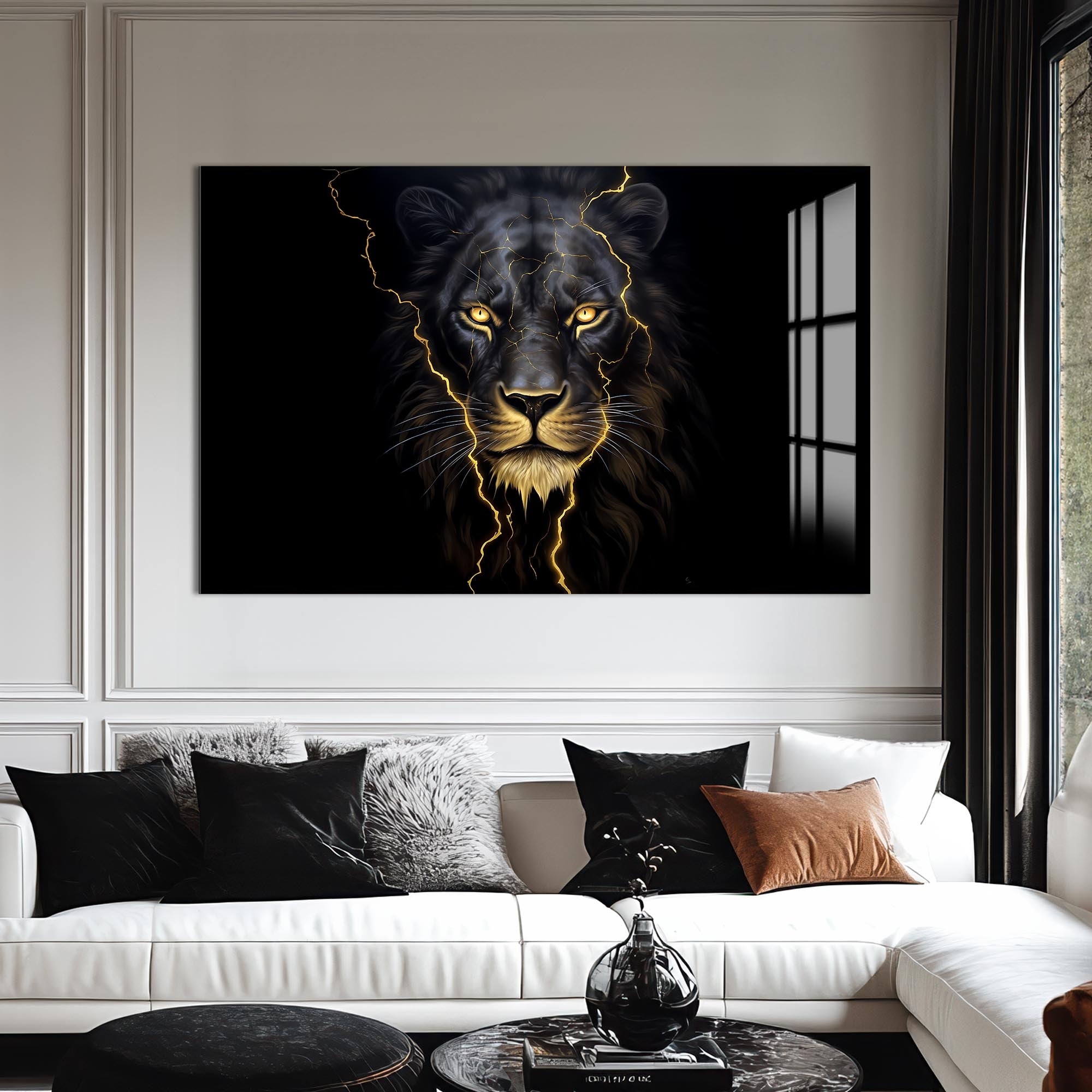 Storm King – Animal Tempered Glass Wall Art