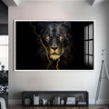 Artronauts Glass Print S | 72x46 cm | 28.3"x18.1" / White Storm King – Animal Tempered Glass Wall Art