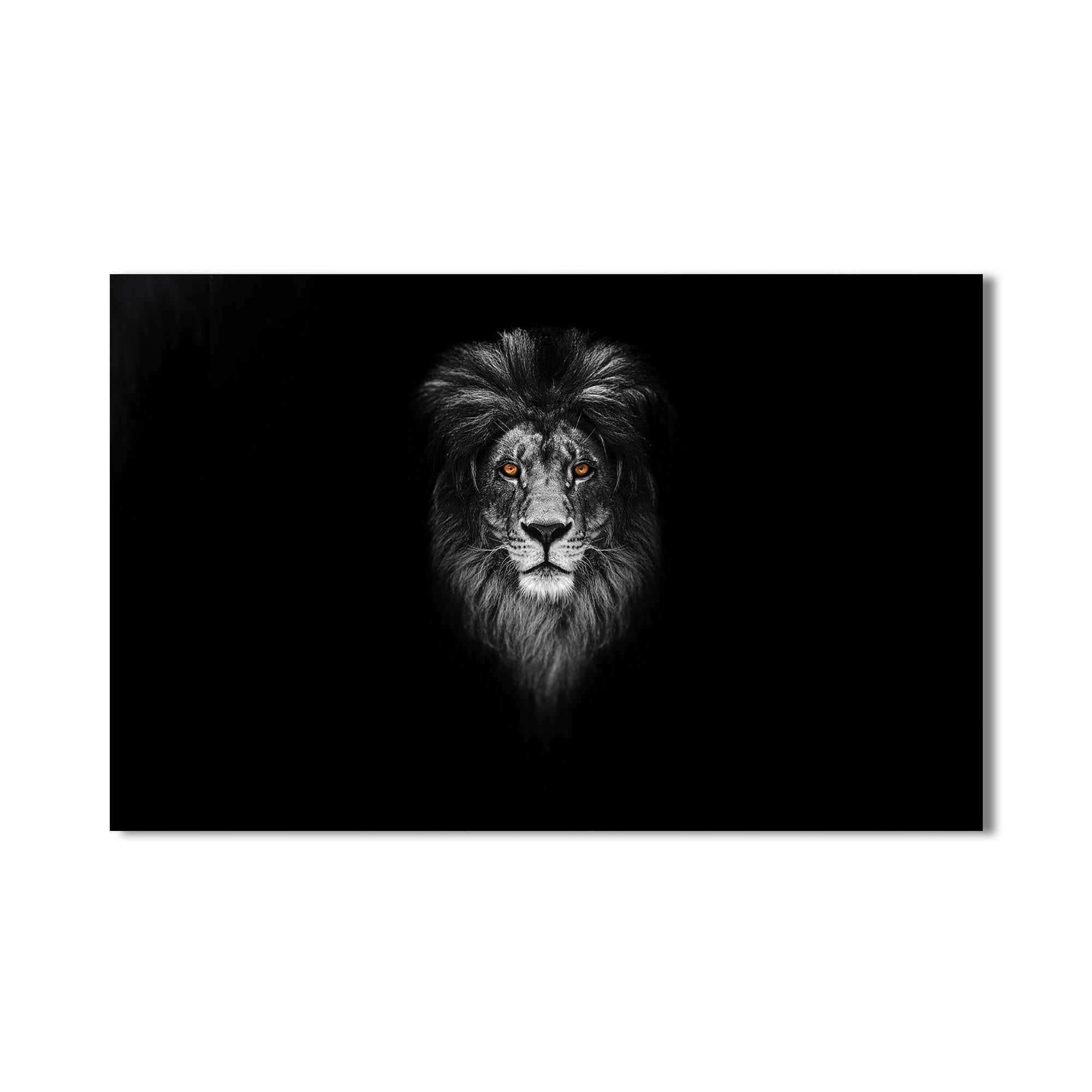 Artronauts Glass Print Midnight Alpha – Animal Tempered Glass Wall Art
