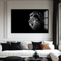 Artronauts Glass Print Shadow Profile Lion – Animal Tempered Glass Wall Art