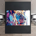 Artronauts Glass Print Prism Aura Lion – Animal Tempered Glass Wall Art