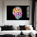 Artronauts Glass Print Cosmic Light Lion – Animal Tempered Glass Wall Art