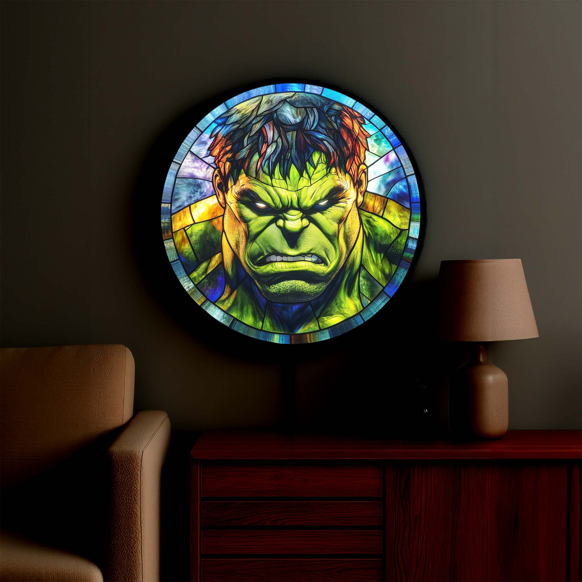Verdant Giant  - Backlit Tempered Glass Wall Art