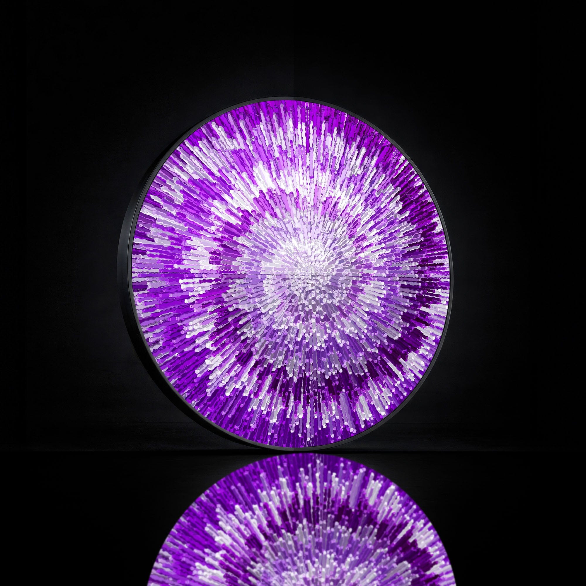 Artronauts Glass Print NOVA PURPLE - Lumi™ LED Glass Wall Art