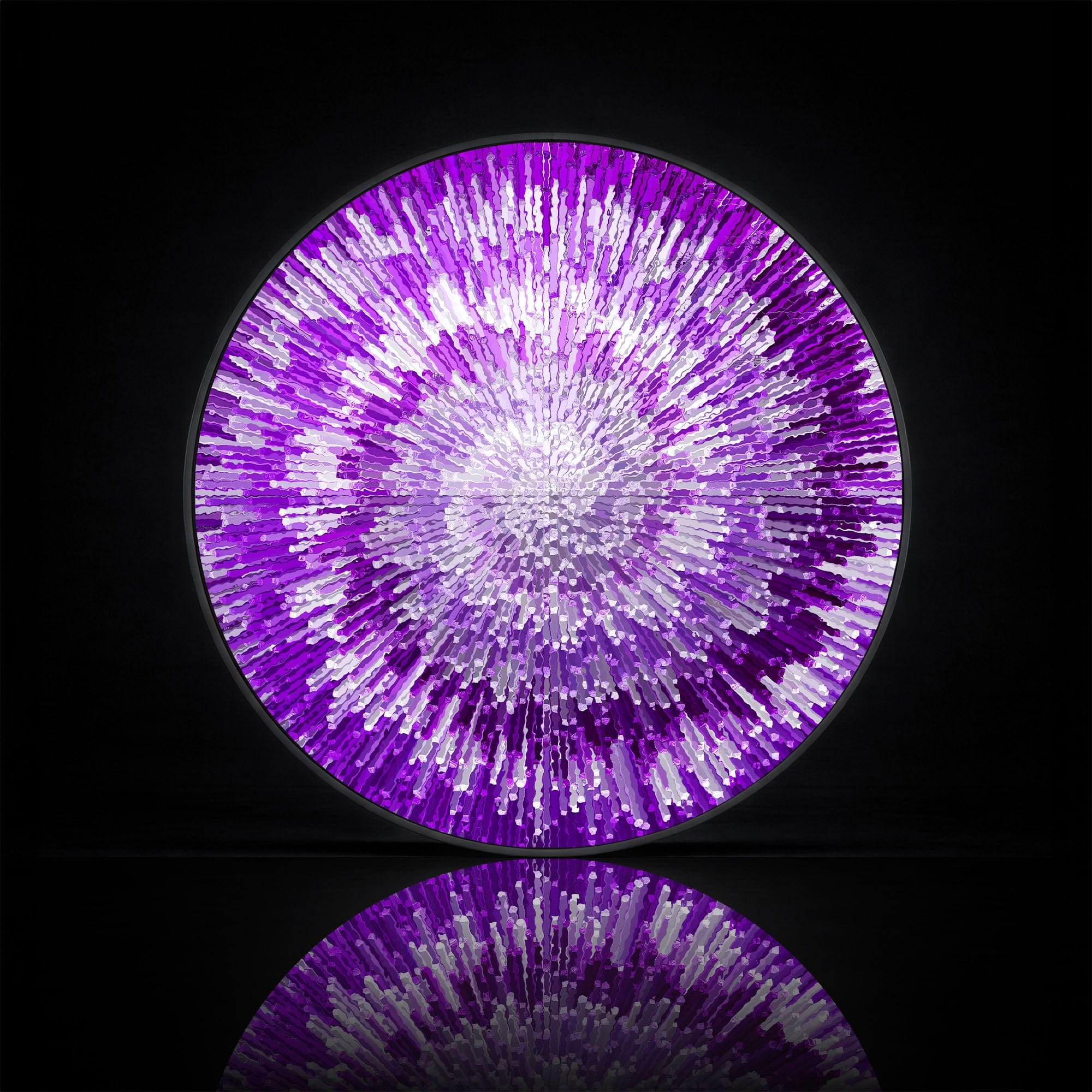 Artronauts Glass Print NOVA PURPLE - Lumi™ LED Glass Wall Art