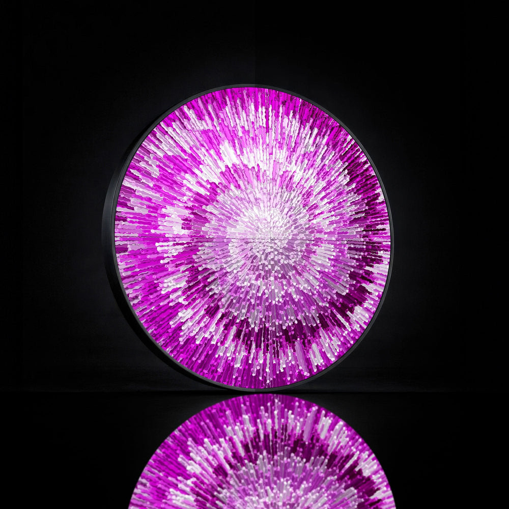 Artronauts Glass Print NOVA PINK - Lumi™ LED Glass Wall Art