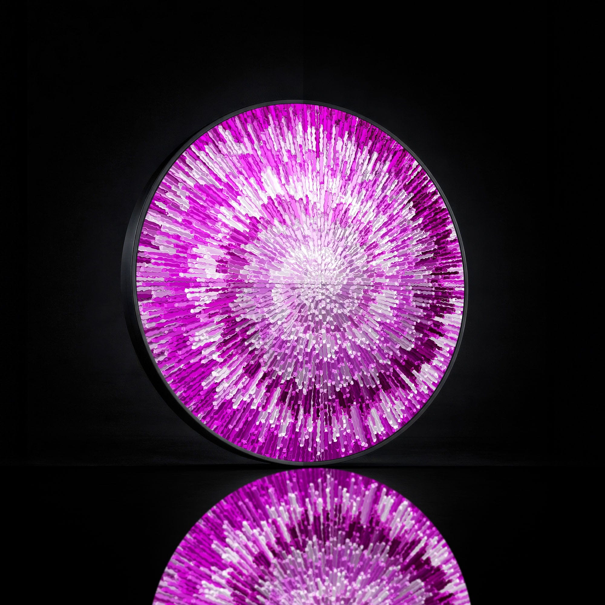 Artronauts Glass Print NOVA PINK - Lumi™ LED Glass Wall Art