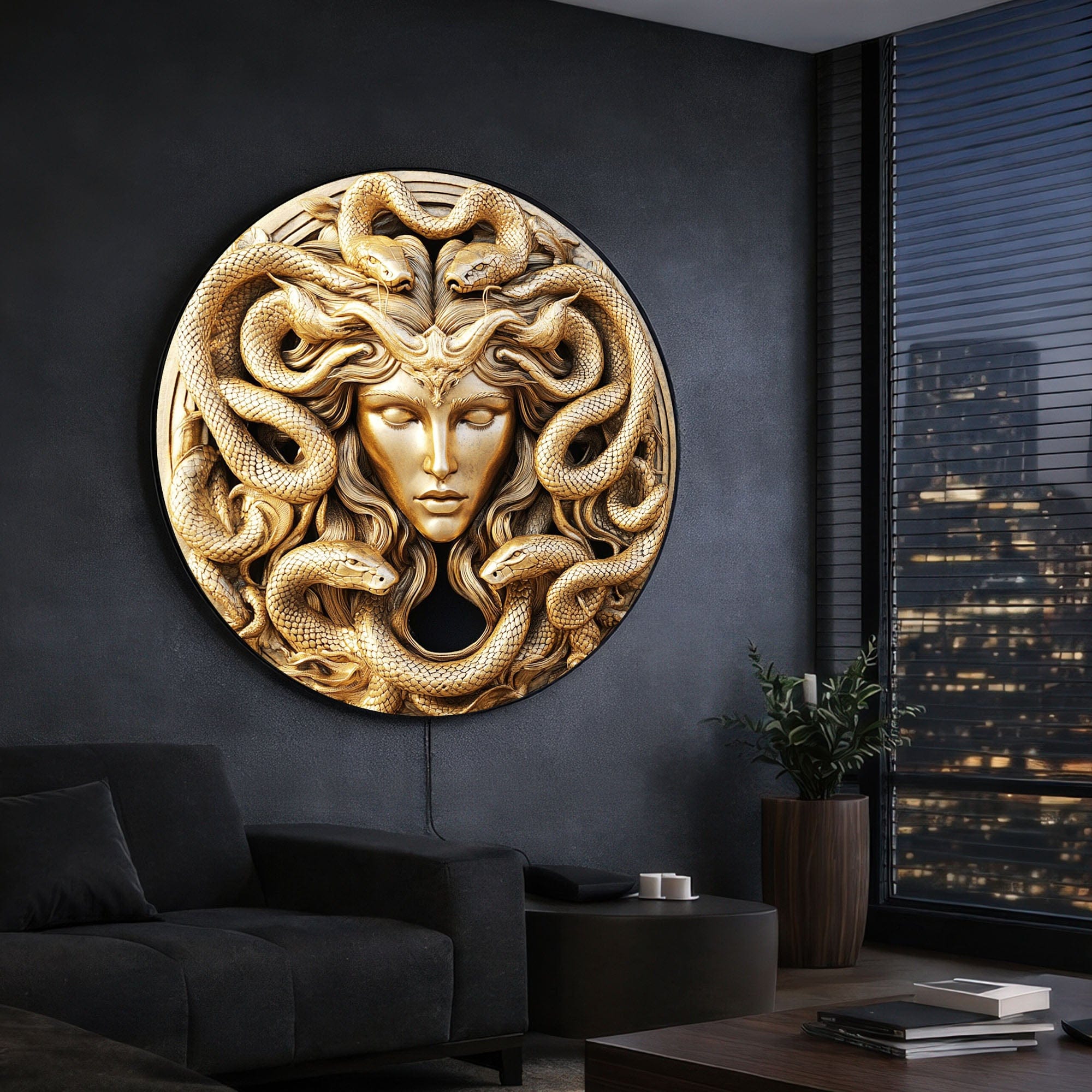 Artronauts Glass Print MEDUSA - Lumi™ LED Glass Wall Art