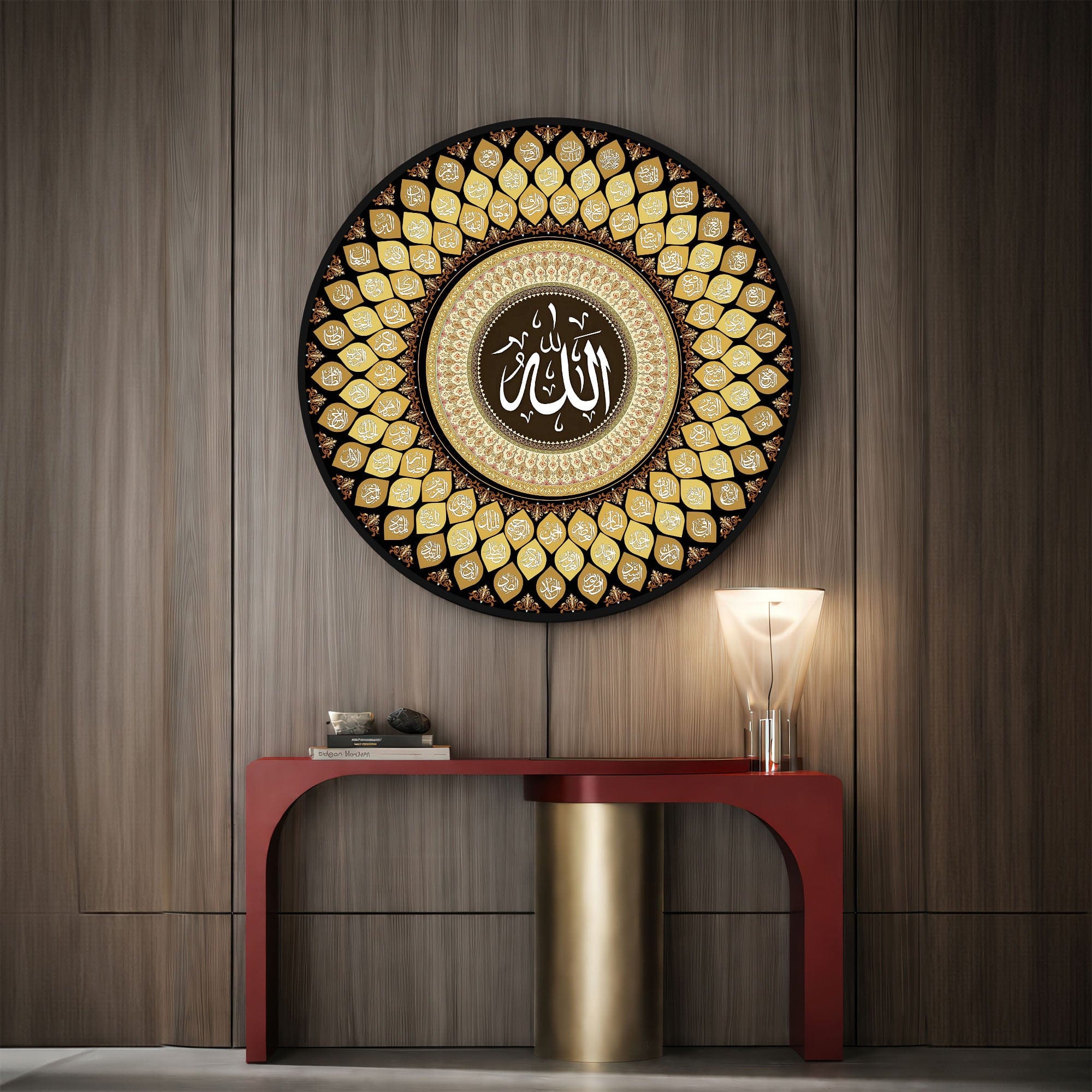 Artronauts Glass Print ASMA-UL HUSNA - Lumi™ LED Glass Wall Art