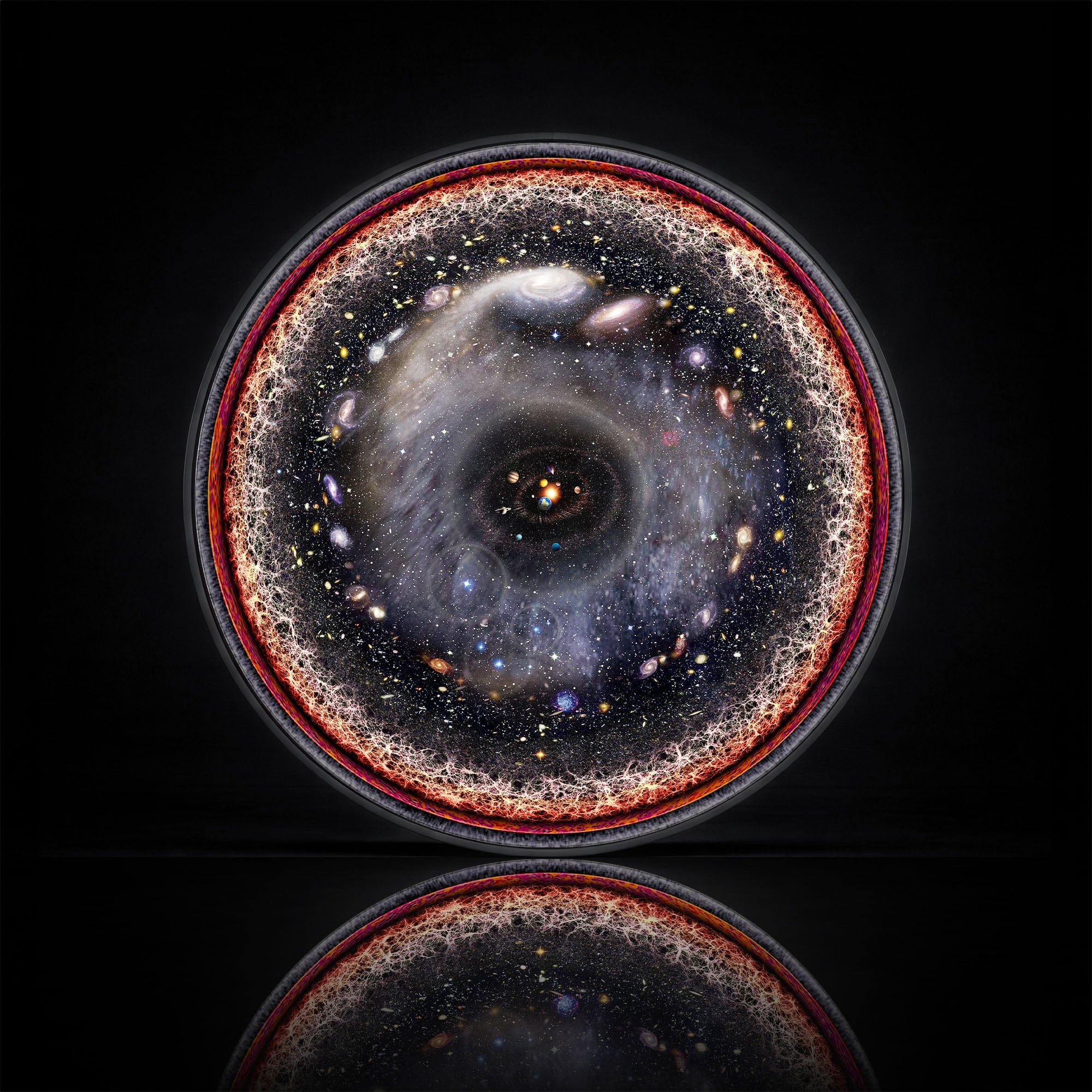 Artronauts Glass Print Universe - Lumi™ LED Glass Wall Art