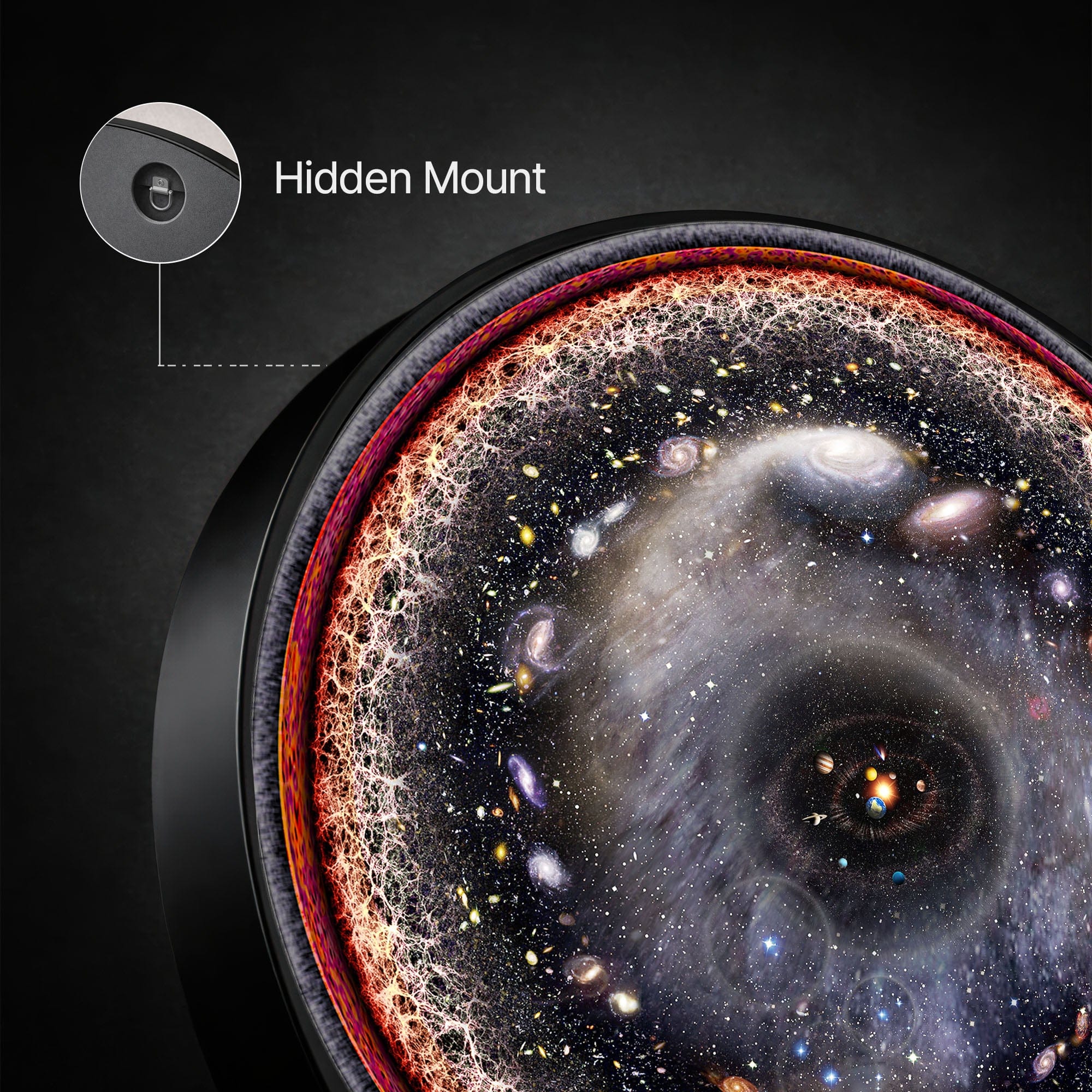Artronauts Glass Print Universe - Lumi™ LED Glass Wall Art