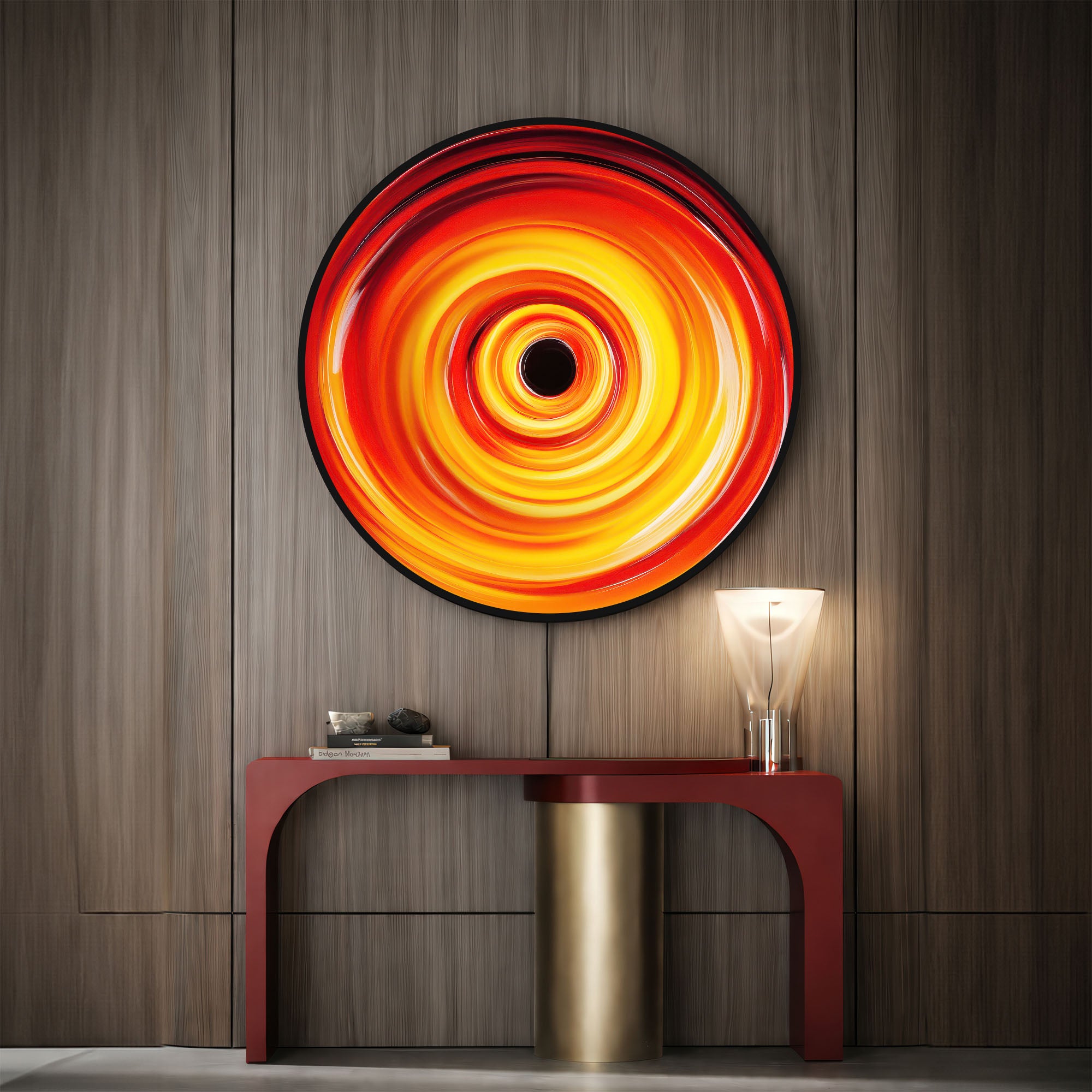 VORTEX - Lumi™ LED Glass Wall Art