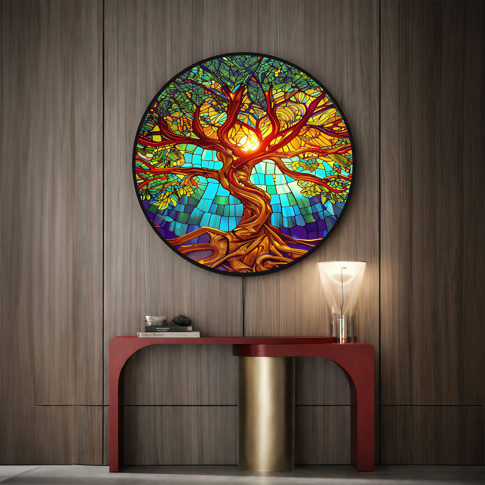 TREE OF LIFE - Lumi™ LED Glass Wall Art