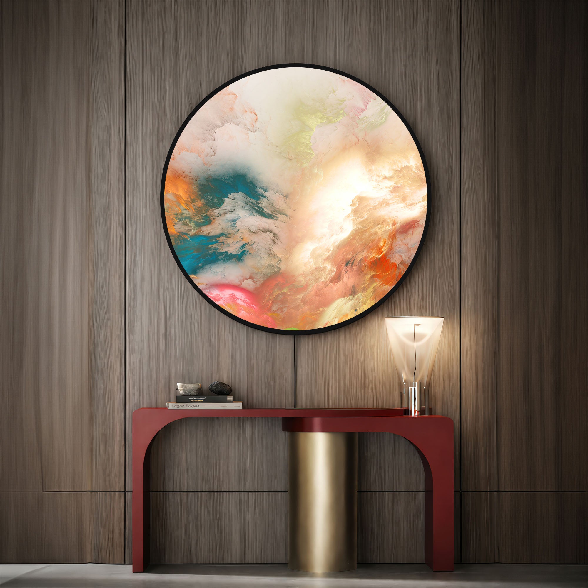 CHAOS - Lumi™ LED Glass Wall Art