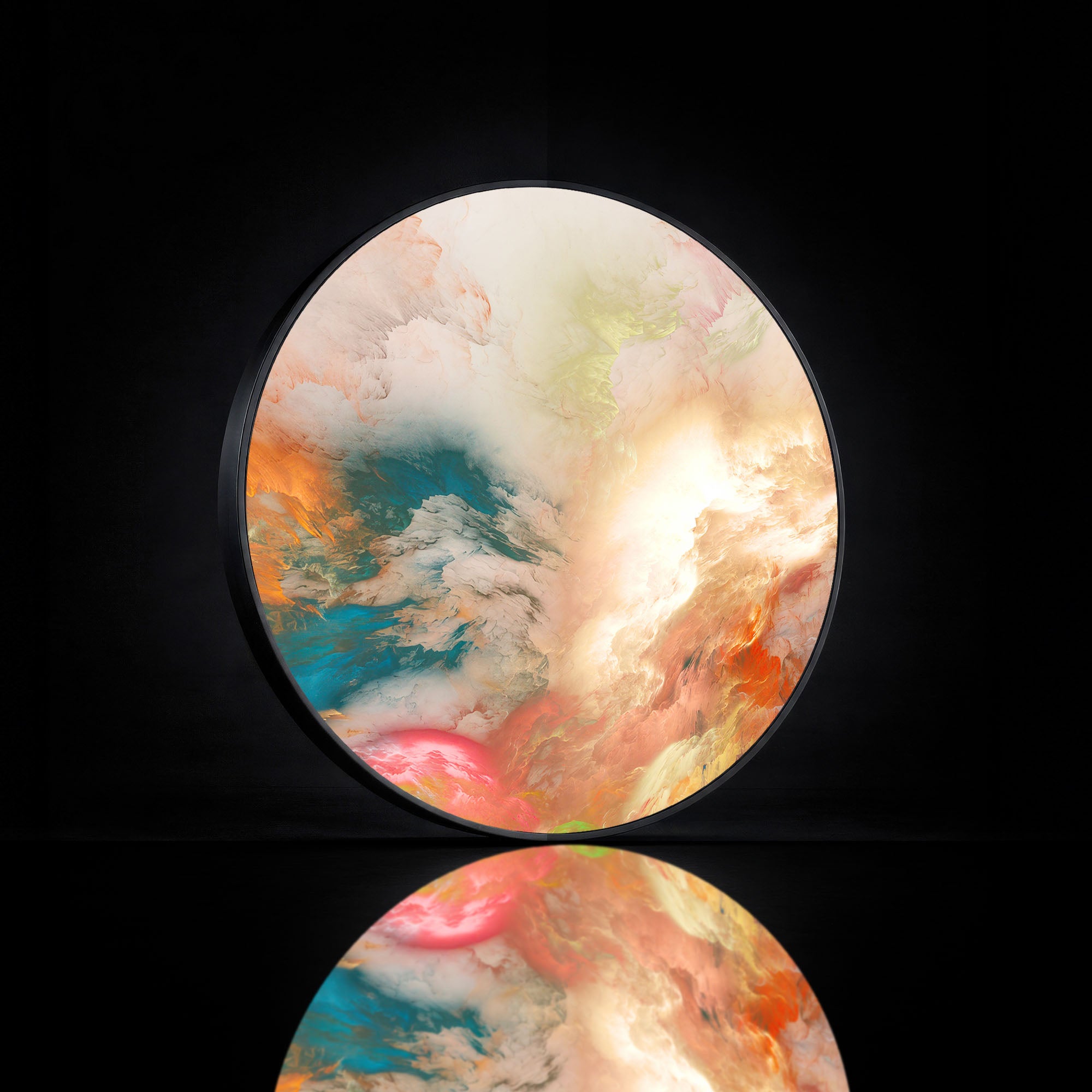 CHAOS - Lumi™ LED Glass Wall Art