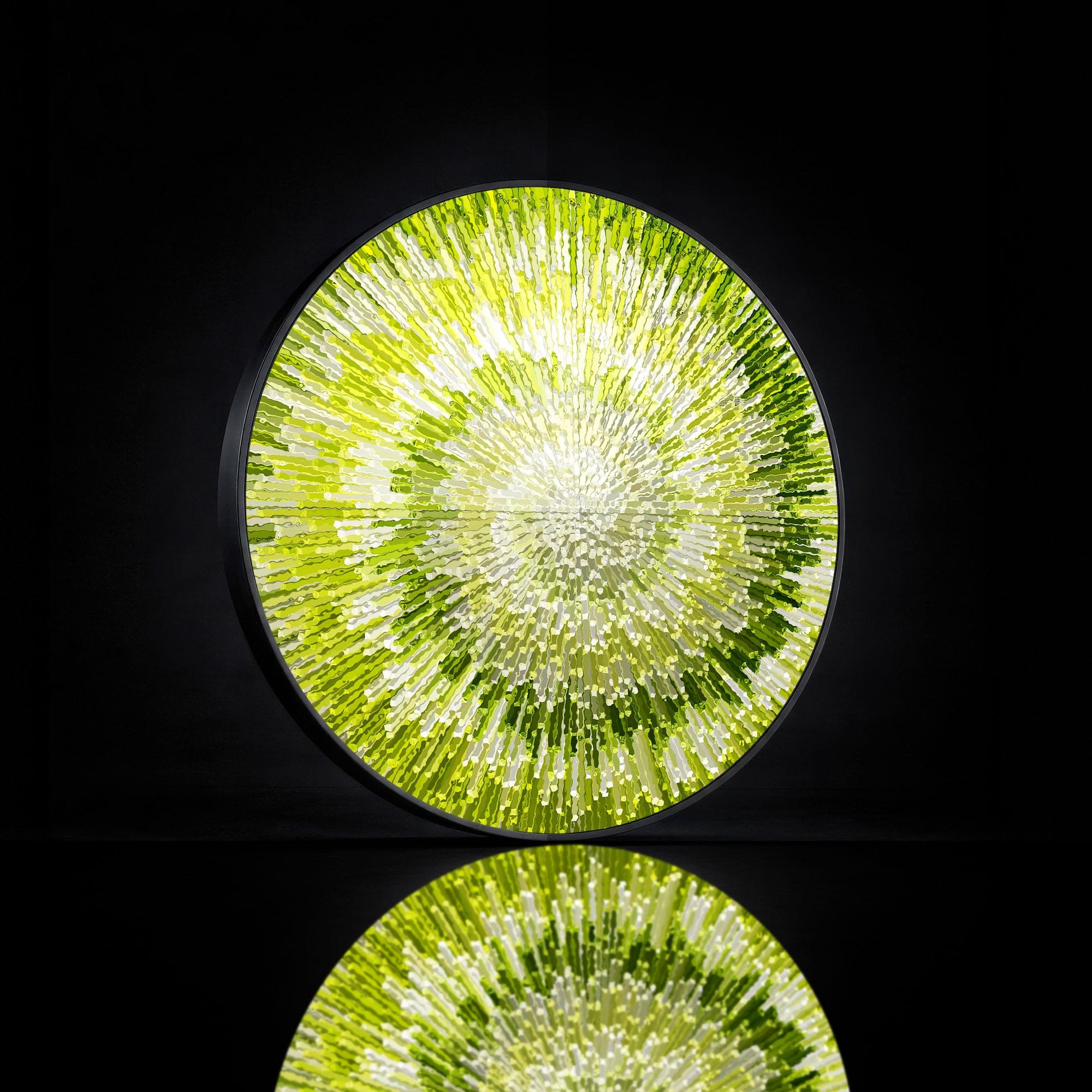 Artronauts Glass Print NOVA YELLOW - Lumi™ LED Glass Wall Art