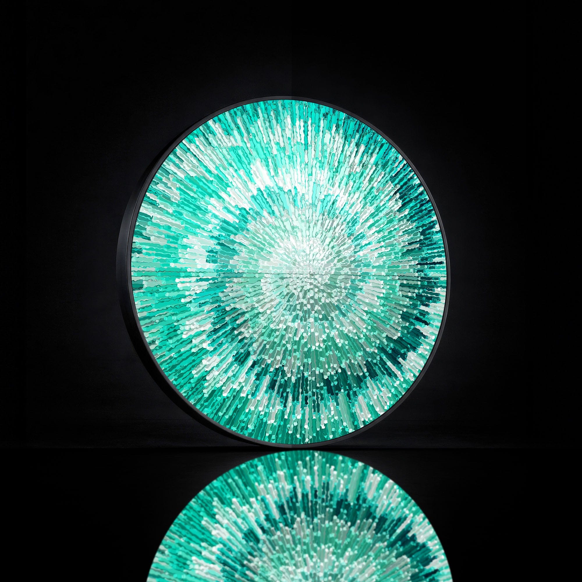 Artronauts Glass Print NOVA AQUA - Lumi™ LED Glass Wall Art