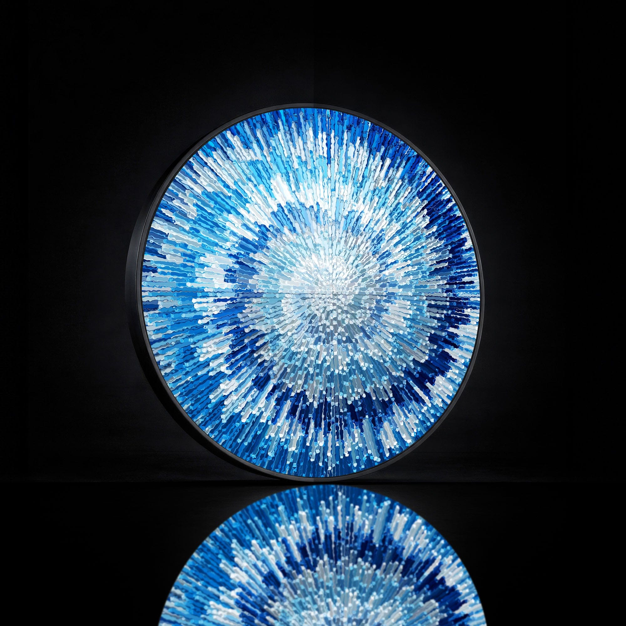 Artronauts Glass Print NOVA BLUE - Lumi™ LED Glass Wall Art