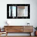 Artronauts Glass Print Abstract Floral Tempered Glass Mirror